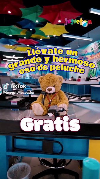 ¡Oferta Especial! Llévate un Oso de Peluche Gratis por Compras de Juguetes