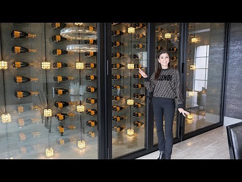 A WALL OF VEUVE Champagne in MY HOUSE | Dubrow House Tour