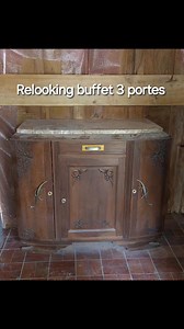 2.8K views · 30 reactions | Relooking complet d’un buffet 3 portes au...