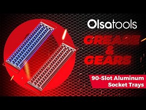 Olsa Tools Grease & Gears Series: Portable Aluminum Socket Tray