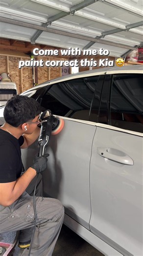 One step paint correction on a Kia K5 🤩🫧 Book yours today! #fyp #chicago #paintcorrection #detailing #detalles