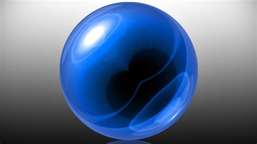 Photoshop tutorial: How to create a colorful glass ball with reflections