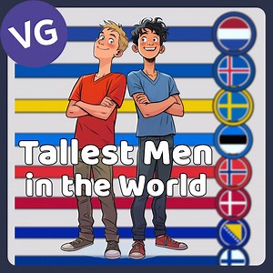The Countries with the Tallest Men in the World. | VGraphs