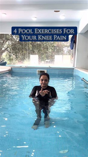 Samavesh Aqua-Therapy | Surat on Instagram: "4 pool Exercises to Ease Knee Pain : Low impact moves to strengthen and relieve discomfort.🐳✨ (Knee Pain relief, pool Exercises, fitness in water, pool therapy, trending reel, aqua therapy, water fitness, go viral, fitness reel, explore page) #aquatherapy #samavesh #surat #explore #wellnessjourney #healing #instagrowthhacks #reelkarofeelkaro #reeltips #ɢᴏᴠɪʀᴀʟ #10millionviews❤️ #relatewithus #poolexercises #kneepainrelief #byenyekneepain"