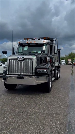 Here's that BLACK ON BLACK 2027 Western Star 49X Tri Axle Dump Truck you've been looking for! GET IT