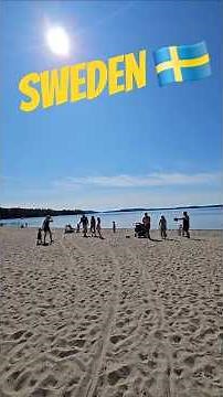 Day at the beach in Sweden 🇸🇪