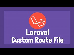 How to add a custom route file in Laravel?