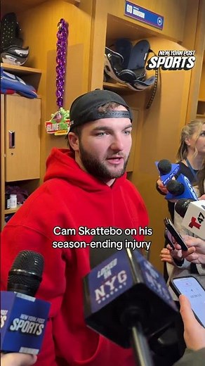 Cam Skattebo relives his season ending injury #shorts