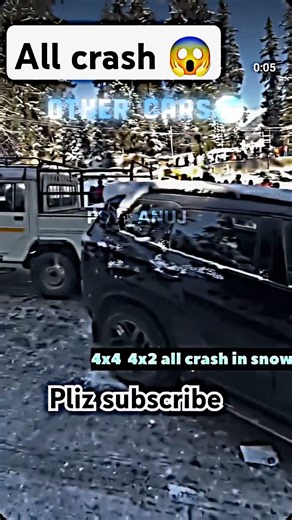 Cars slip, panic, and fail on ice ❄️🚗HRTC bus drifts through snow like a mountain boss 🚌🔥👑