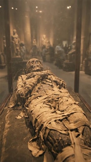 Ancient Mummy Transforms Into a Real Human#Mummy#AncientHistory#Museum#AncientHuman