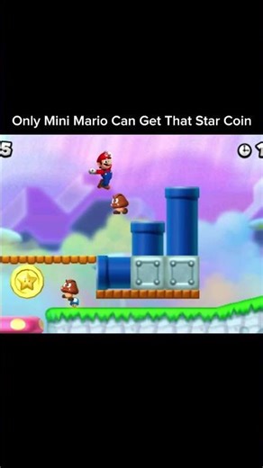 Go Mini Mario ! You're Only Can Do it! #mario #nintendo #retrogaming