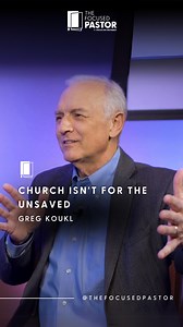 Church Isn't For The Unsaved | Greg Koukl #church #evangelism #christian #thefocusedpastor | The Focused Pastor