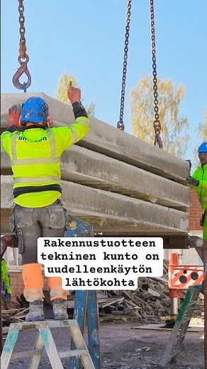 Rakennustuotteen tekninen kunto on uudelleenkäytön lähtökohta ✅ #rakentaminen #rakennus