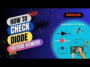 Diode Testing Using Multimeter (Make circuit and test)
