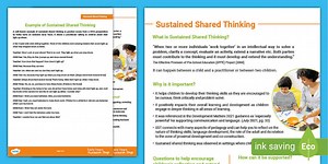CPD: Sustained Shared Thinking (Handout)