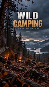 Wild Camping in the Mountains 🌲🔥 | Alone in Nature