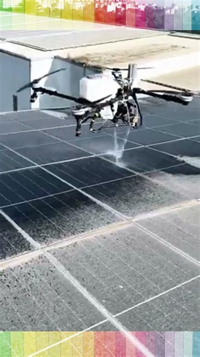 Why Solar Farms are Switching to Cleaning Drones! ⚡🛰️ #Innovation