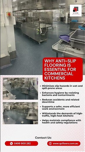 Keep Kitchens Safe with Anti-Slip Flooring
