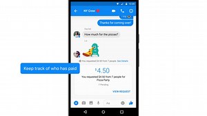 Announcing group payments in Facebook Messenger