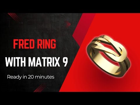 Step-by-Step Fred Infinie Ring Design in Matrix 9