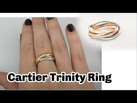 CARTIER classic Trinity Ring Try on, Is It Worth The Money?