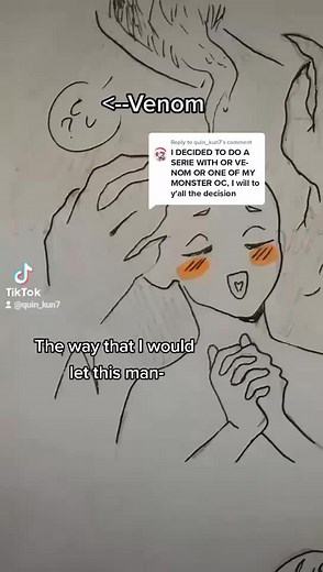 Monster Fudgers Sketch - Funny Venom OC Meme