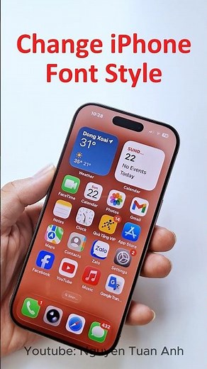 Change font style in iphone