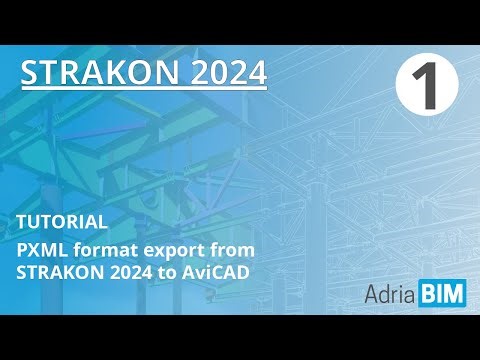 STRAKON 2024 - PXML format export from STRAKON 2024 to AviCAD