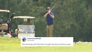 “Just like his political career”: Golf fans rate US President Joe Biden’s swing