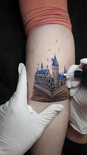 Stunning Hogwarts Art Creation by @edit_paints