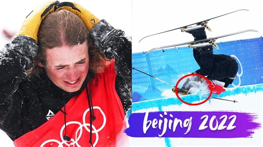 NZ skier in 'insane' stack on Winter Olympics halfpipe