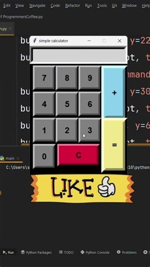 Python Project|GUI Calculator مشروع بايثون للمبتدئين آلة حاسبة #مشاريع_بايثون #tkinter#برمجة#بايثون