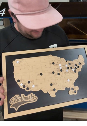 We spend hours designing, building, and filming… and the algorithm shows it to 12 people. So if you do see this — it’s your sign to grab the handcrafted baseball bucket list map every fan’s obsessed with. Track every ballpark, relive every baseball memory, and gift the chase this season. baseball bucket list map, ballpark map, baseball fan gift, handmade baseball decor, MLB stadium tracker, baseball lover gift, baseball wall art