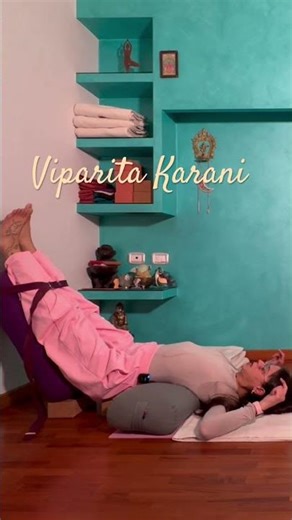 Viparita Karani | Gambe leggere e torace che respira 🌬️