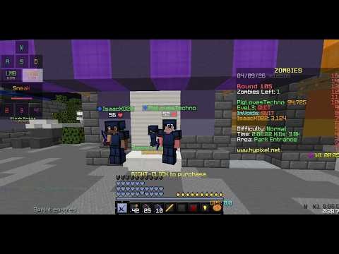Hypixel Zombies: Alien Arcadium Duo (1st win) (legit)