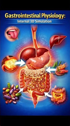 Inside Your Digestive System! 3D Simulation of How Your Gut Really Works
