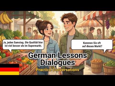 10 Everyday German Conversations to Improve Your Speaking (A2–B1) | Real-Life Practice
