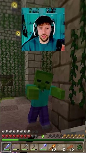 ¡Susto en Minecraft! 😱 #shorts