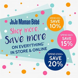 10 comments | Get up to 20% off maternity & nursing 李   The more you shop, the more you save! | JoJo Maman Bébé | Facebook