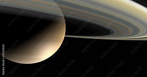 A smooth, steady departure from Saturn. Data: NASA/JPL.