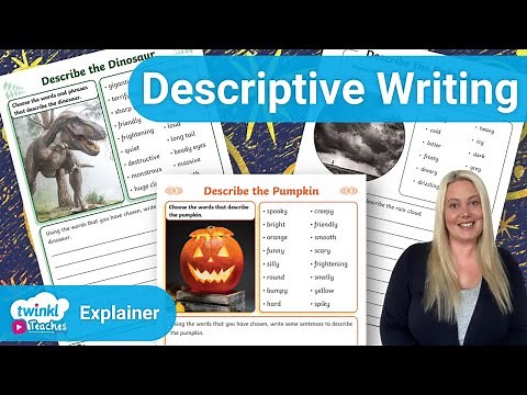 Teach Children How to Write a Description | KS1 Writing