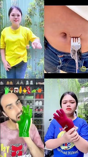 Weirdest Belly Button Challenge! 🤣🍴