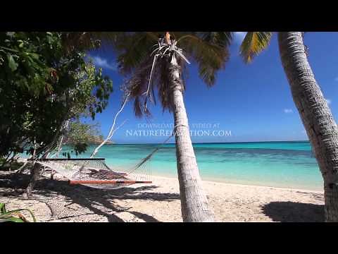 "Islands of Paradise" Fiji 1 HR (Nature Sounds) Tropical Relaxation Video 1080p
