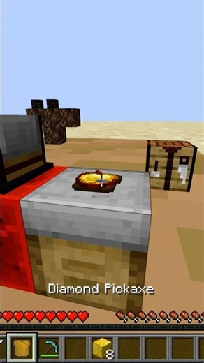 How to build a golden apple sandwich in Minecraft 😆 #shorts