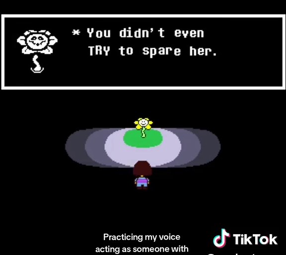 Voice Acting as Flowey from Undertale