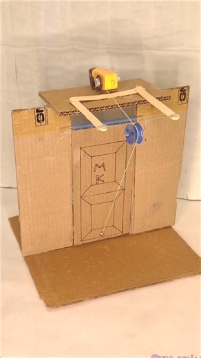 diy electric Gate in open and close in diy project