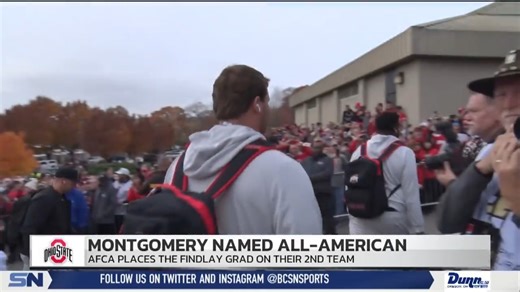 Among the Ohio State All-American selections is Findlay alum Luke Montgomery. 🏈 After starting every game at LG for the Buckeyes, Montgomery was named an AFCA 2nd Team All-American. | BCSN Sports