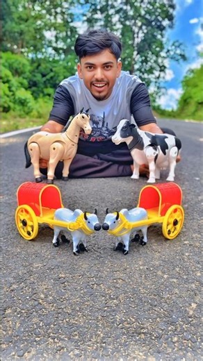 Duita Remote Control Cow Car Unboxing and Crash Test! 😱