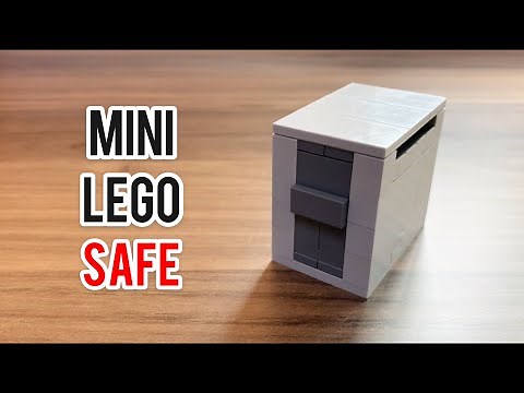How to build a mini Lego coin safe - No Technic Pieces