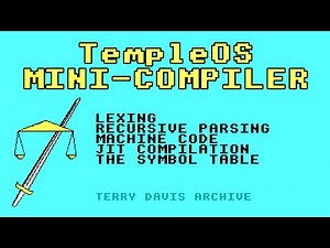Mini JIT Compiler | TempleOS Terry Davis Archive (2014)